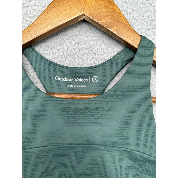 Outdoor Voices Womens Move Free Crop Tank Top size small green beautiful - Picture 2 of 7